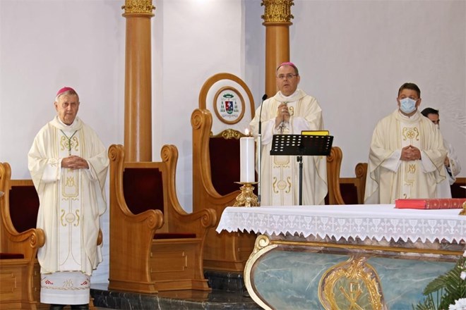 Misa zahvalnica na završetku 332. zavjetnog hodočašća i proslava 24. obljetnice Varaždinske biskupije